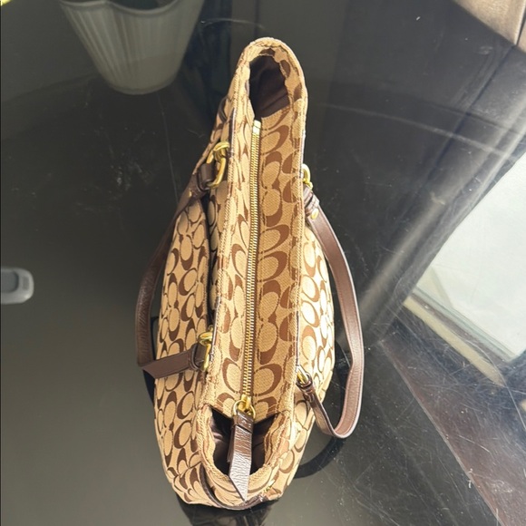 Coach Brown Signature Tote Bag - Picture 8 of 15